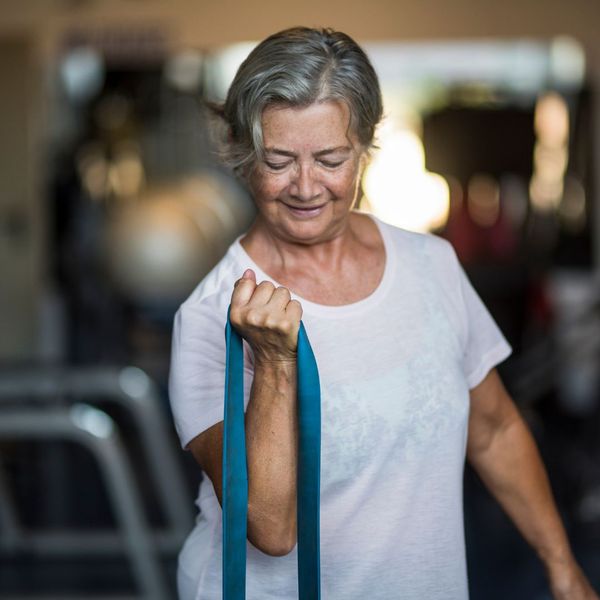 woman exercising