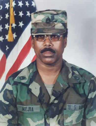 Crispin Mejia Sr in uniform