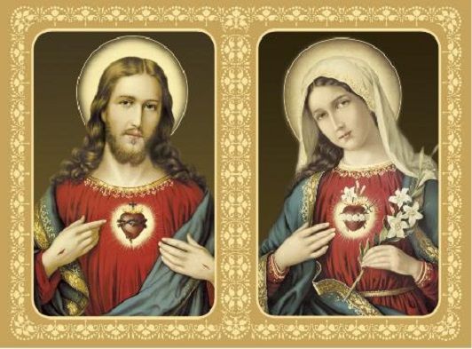 Sacred and Immaculate Hearts