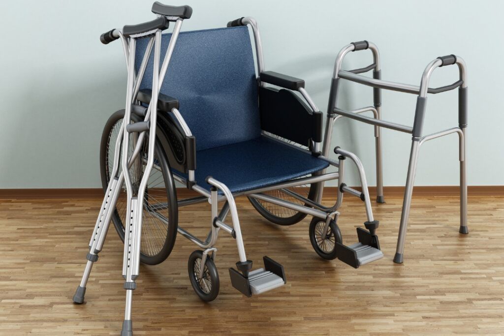 Crutches, Walkers, Canes, Wheelchairs