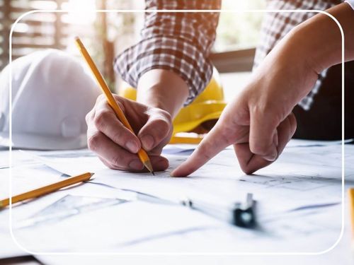 contractor with plans