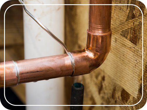 installation of copper piping