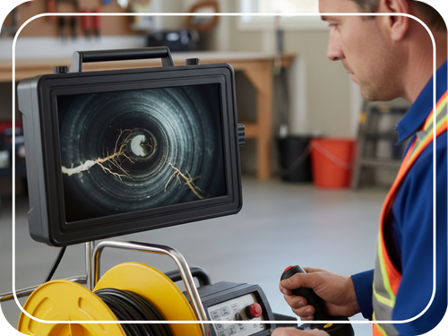 A comprehensive sewer line assessment and internal pipe condition analysis