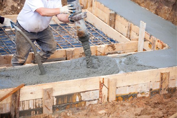 pouring a new foundation 