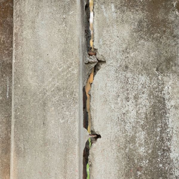 Cracking concrete Cracking concrete