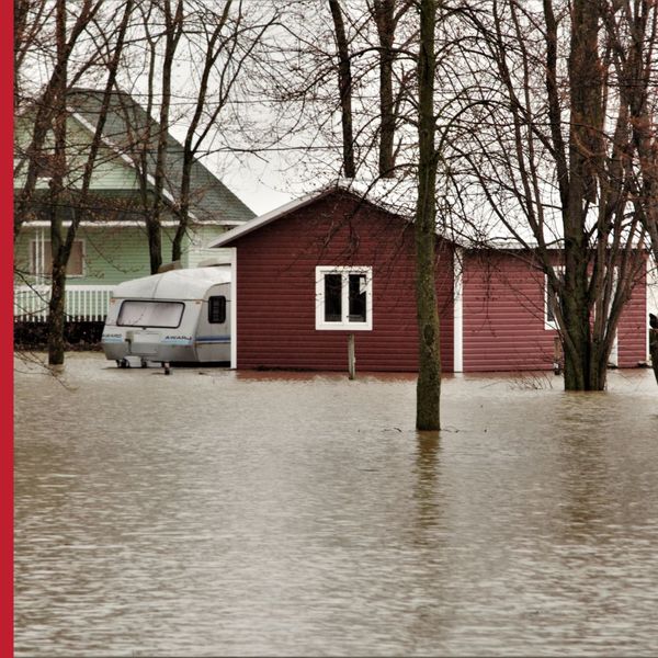 flooding outside of house