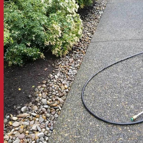drainage installed at home