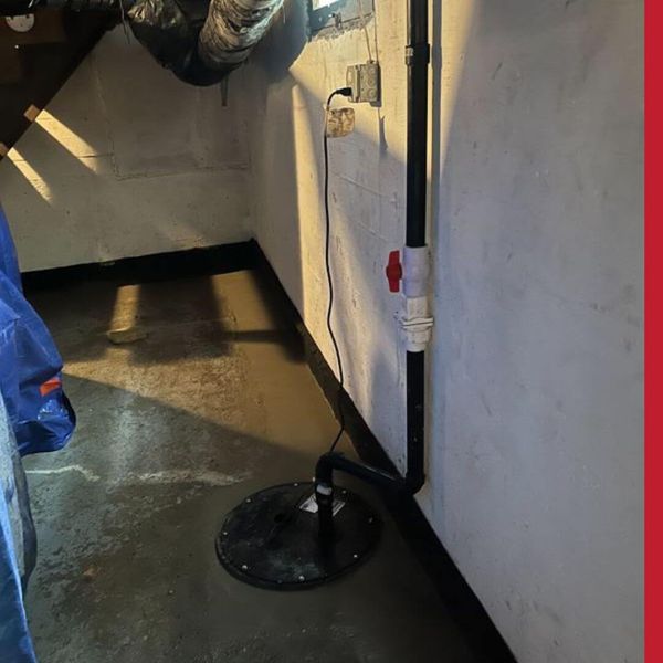 sump pump in basement