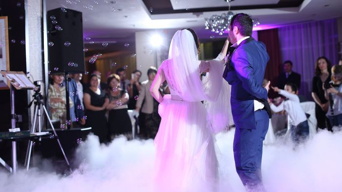 a couple during their first dance