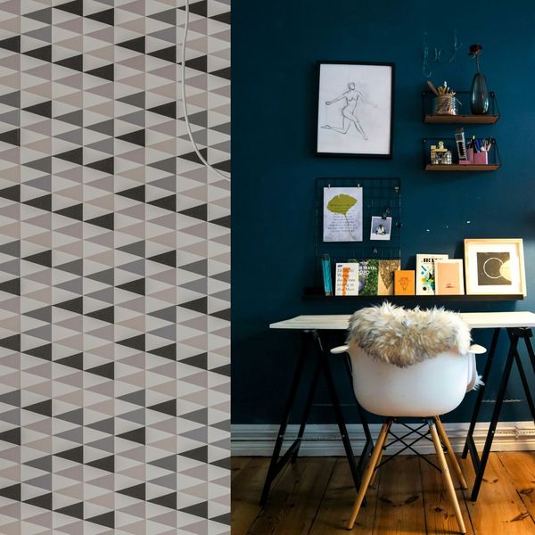accent wall and geometric wallpaper accent wall and geometric wallpaper