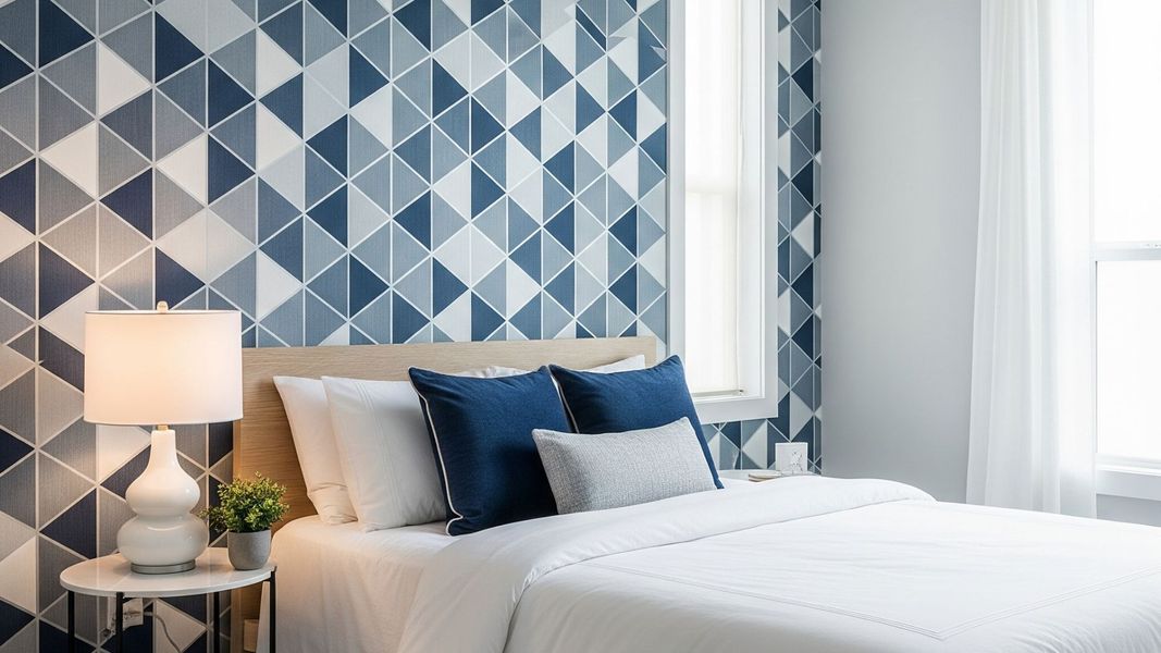 wallpaper in bedroom