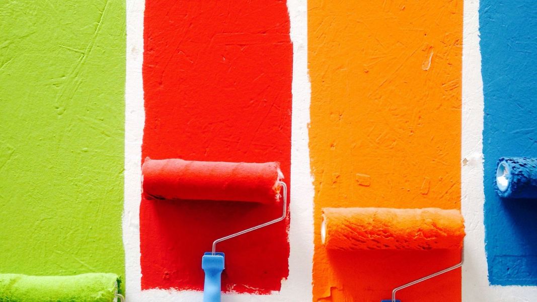 paint brushes with different colors