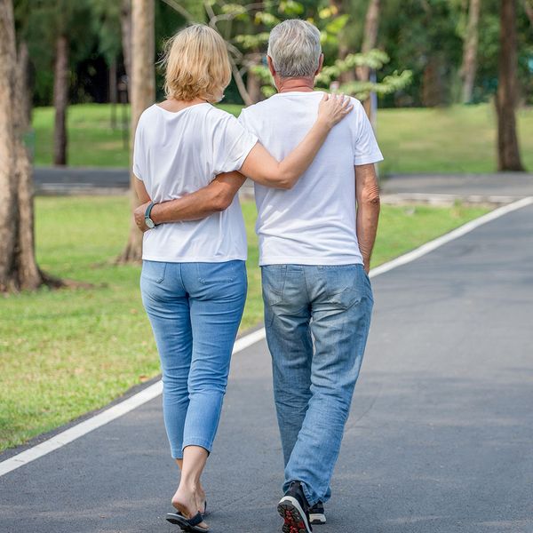 Image of a couple walking