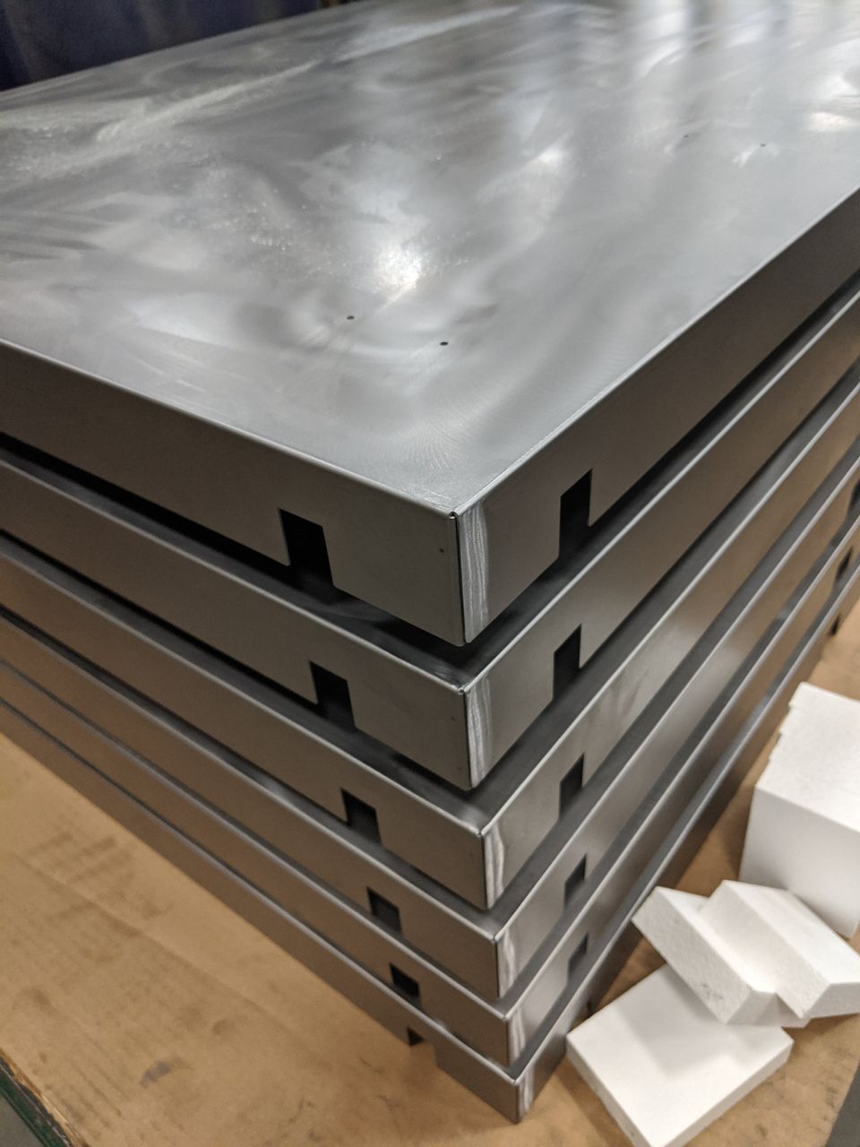 large metal sheets