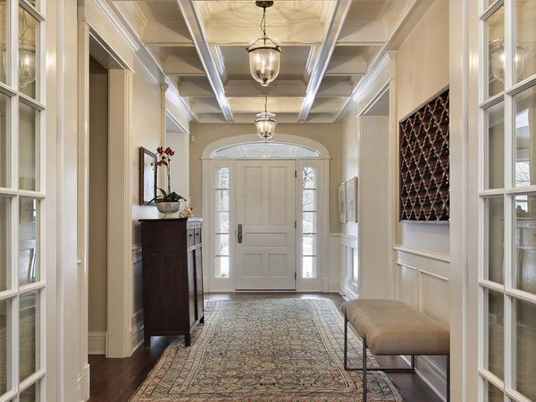 foyer with french doors