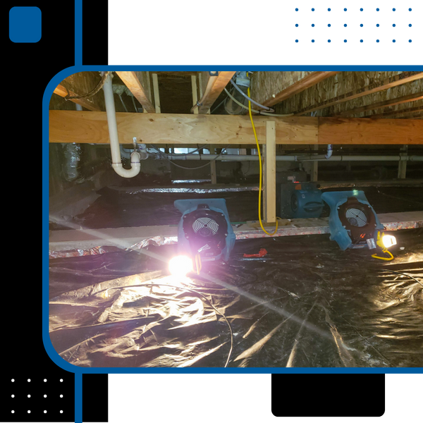 lights and fans in crawl space