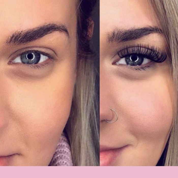 Before and After lash extensions Before and After lash extensions