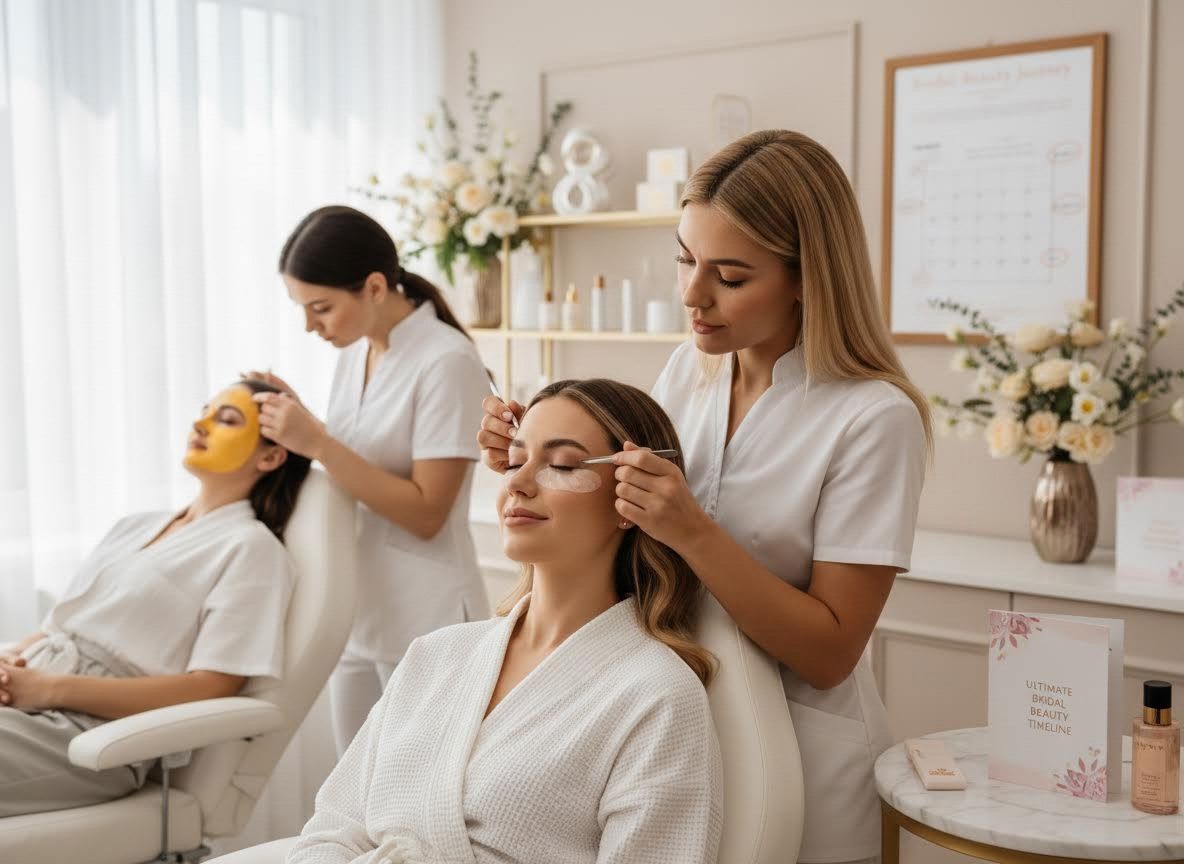 Women Receiving Pampering Beauty Treatments at a Modern Spa