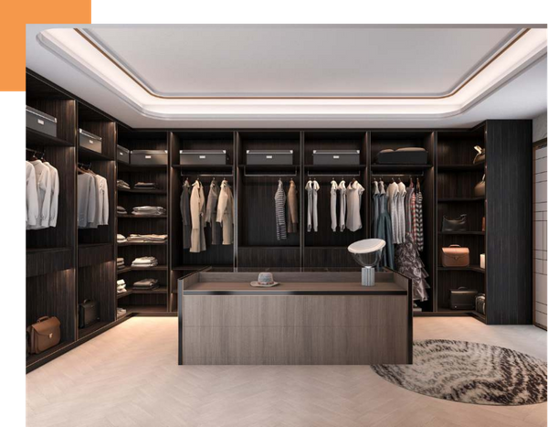 A huge closet