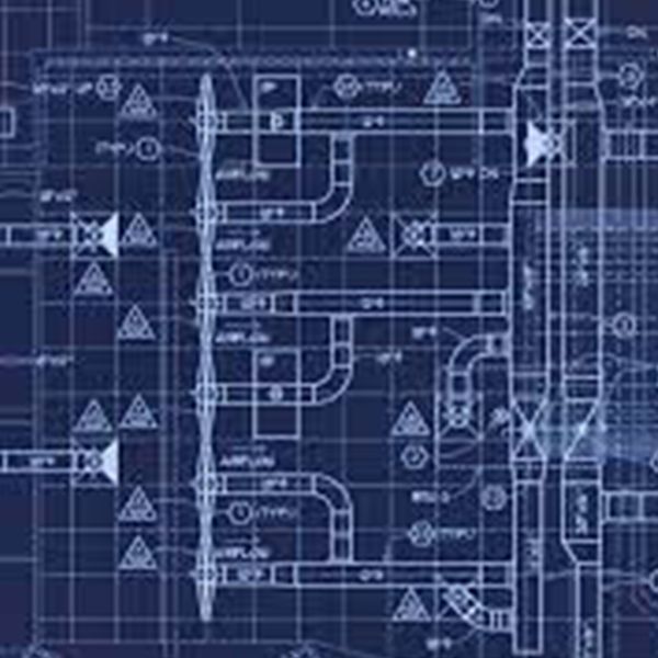 Blueprint of professional design software.