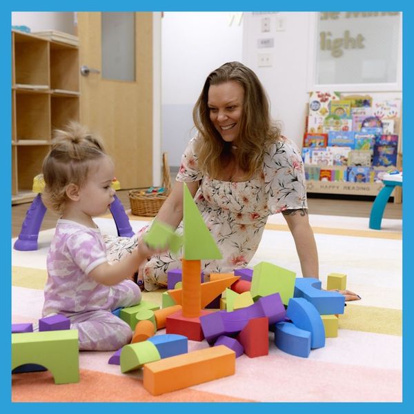 teacher with preschoolers