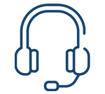 Icon of a phone headset
