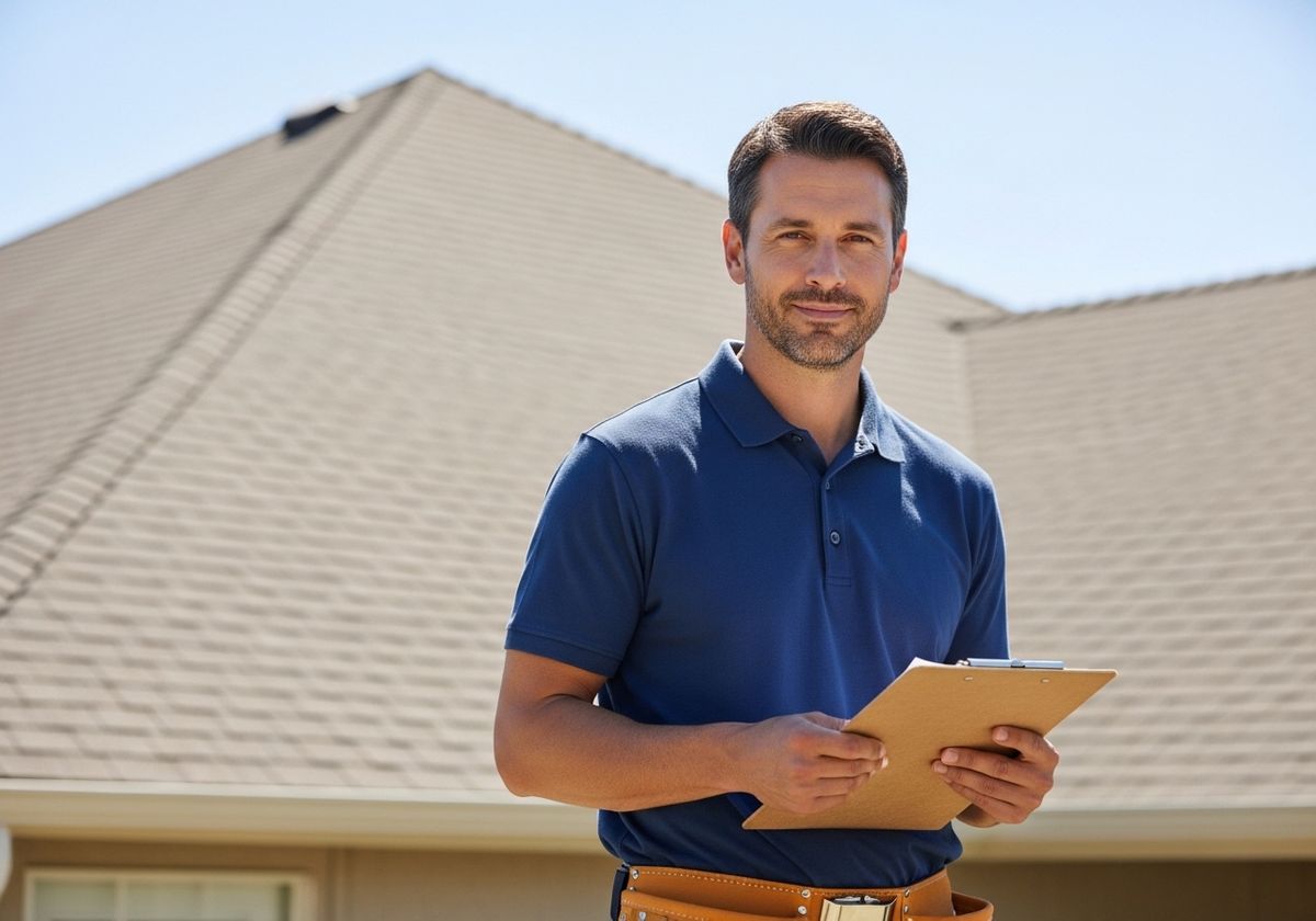Home Inspector with Clipboard