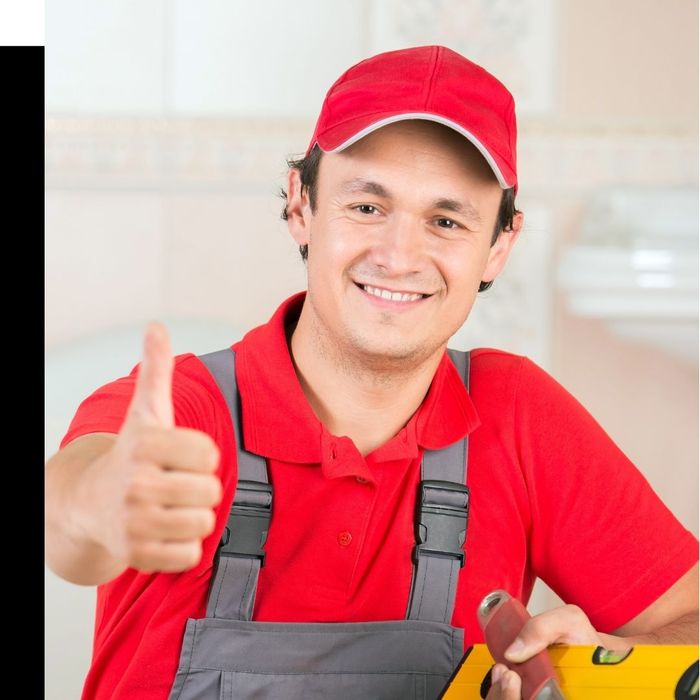 plumber giving thumbs up
