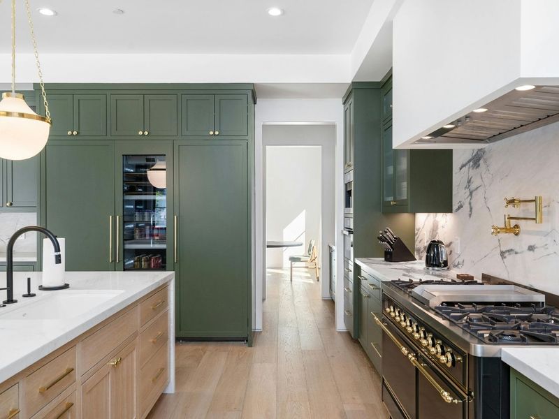 modern cabinetry in kitchen