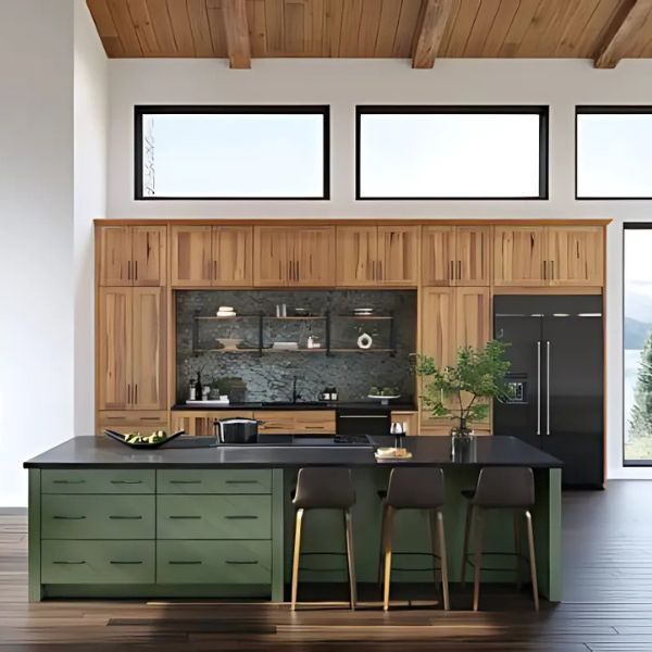 Rustic kitchen with custom kitchen cabinets by AGC Cabinetry. What Is the Process for Ordering Custom Cabinets4.jpg