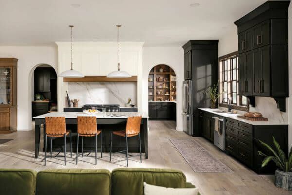 kitchen with island