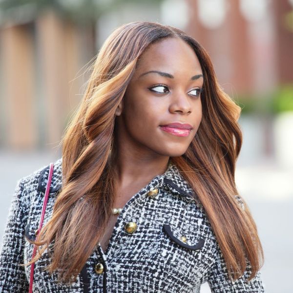 woman after Brazilian blowout