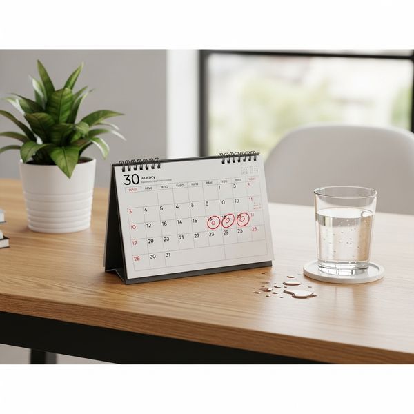 A planned schedule for CoolSculpting sessions to achieve optimal fat reduction results.