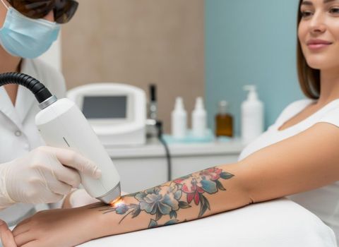 Laser Tattoo Removal Session