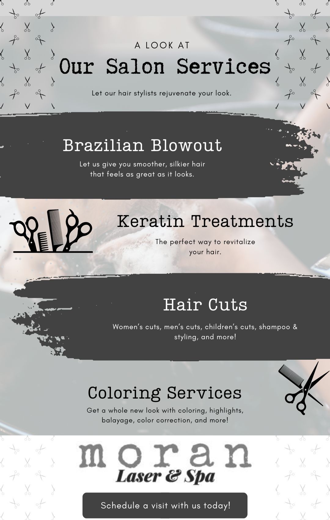 Our Salon Services infographic