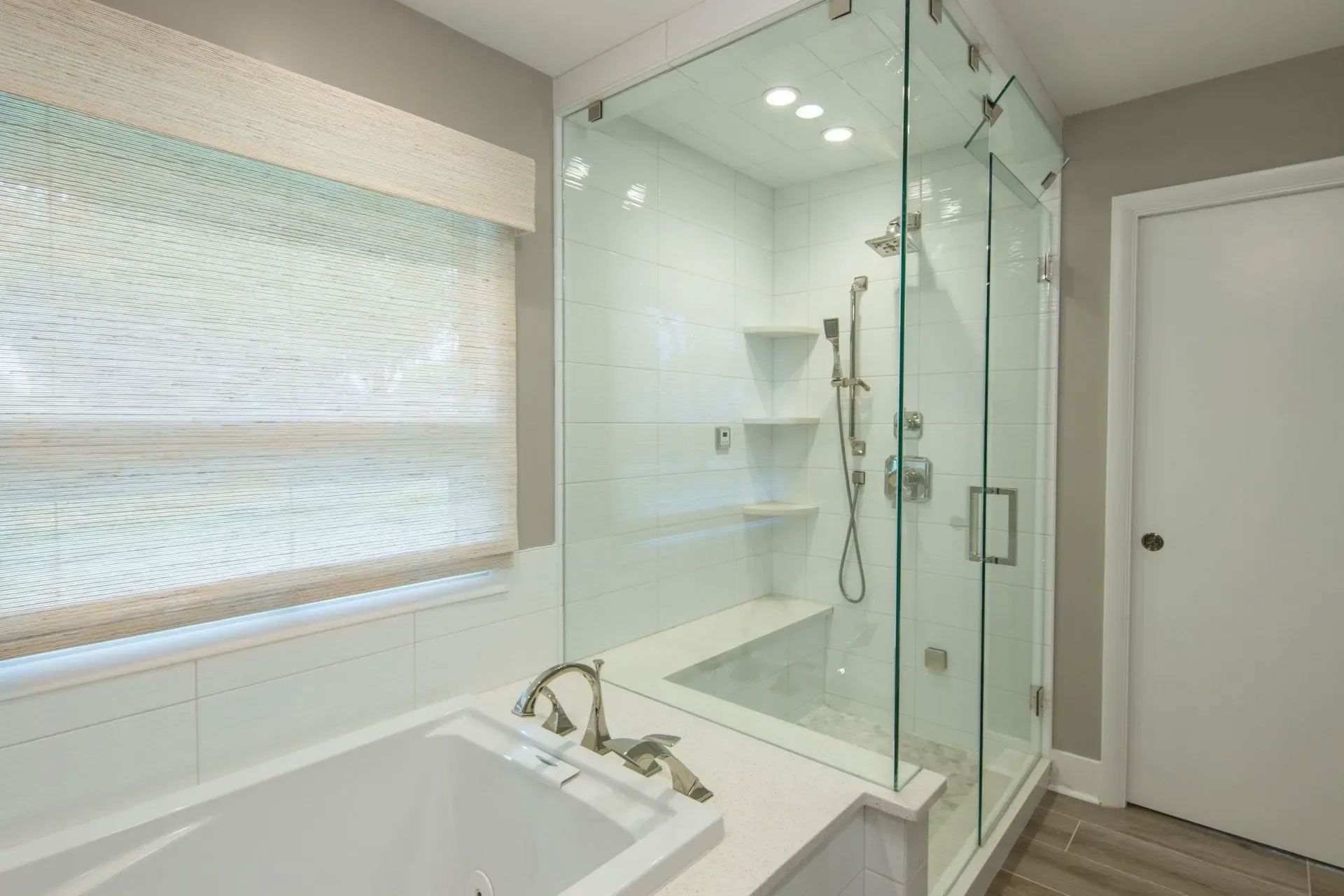 Custom Frameless Glass Shower Enclosure | Arlington Heights