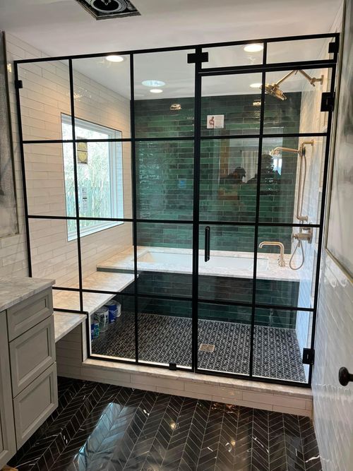 Grid Shower Doors