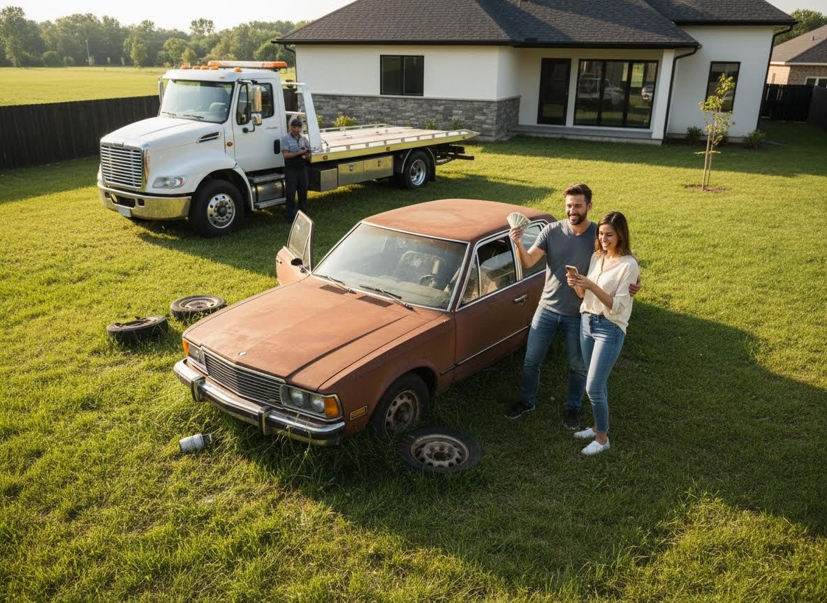 Couple Sells Junk Car for Cash