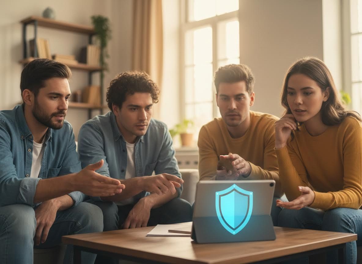 Group Discussing Digital Security