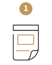 icon of 1 and form