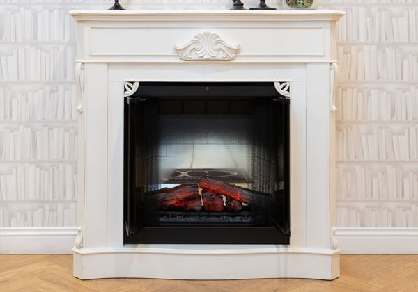 Fireplace.