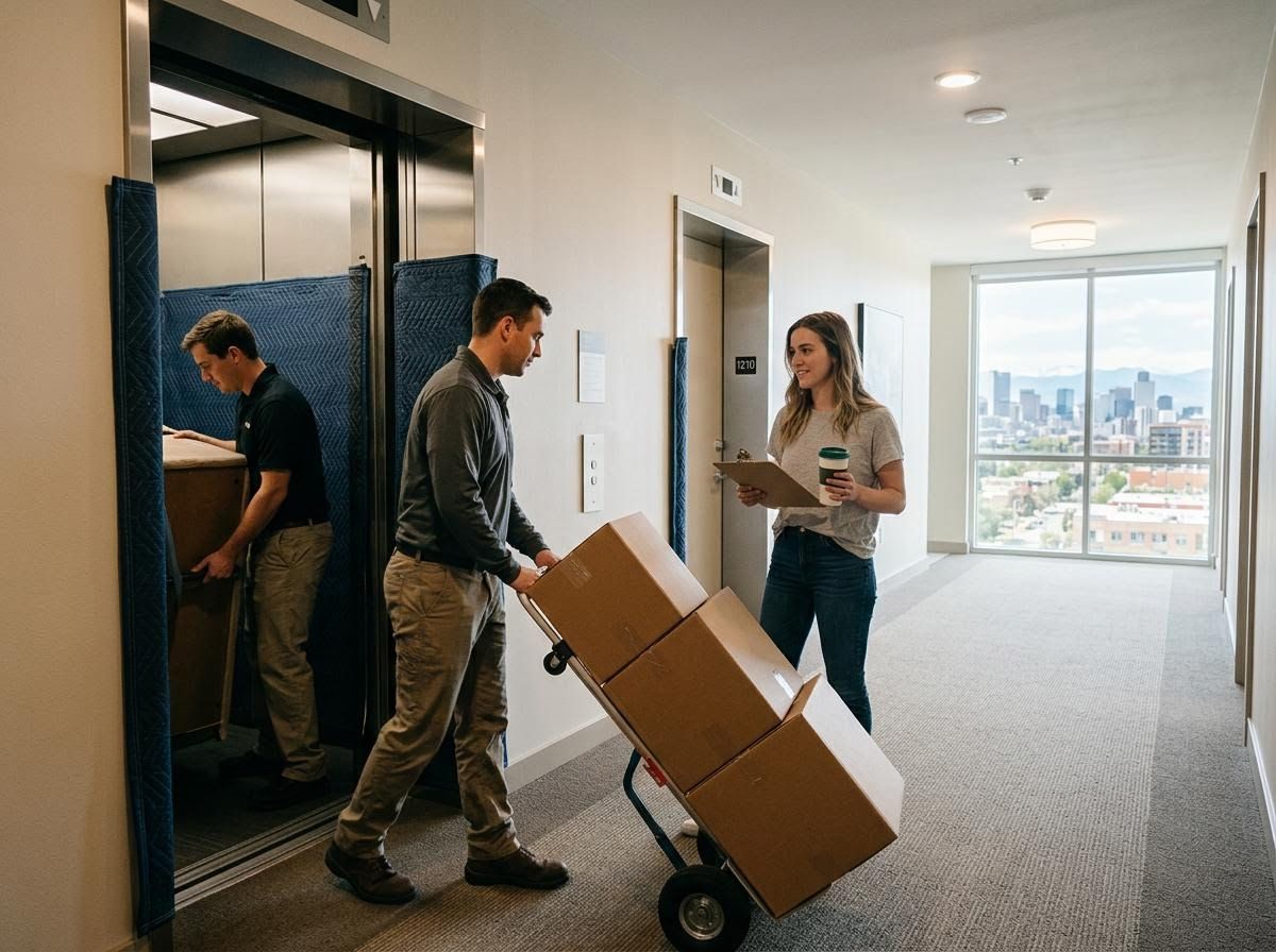 Professional Movers Assisting with Apartment Relocation