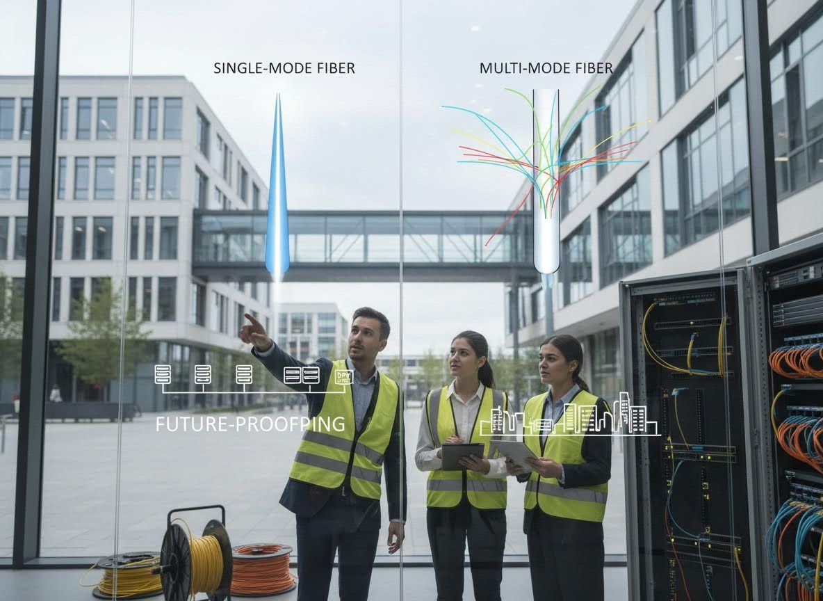 Fiber Optic Network Planning with Single-Mode and Multi-Mode Display