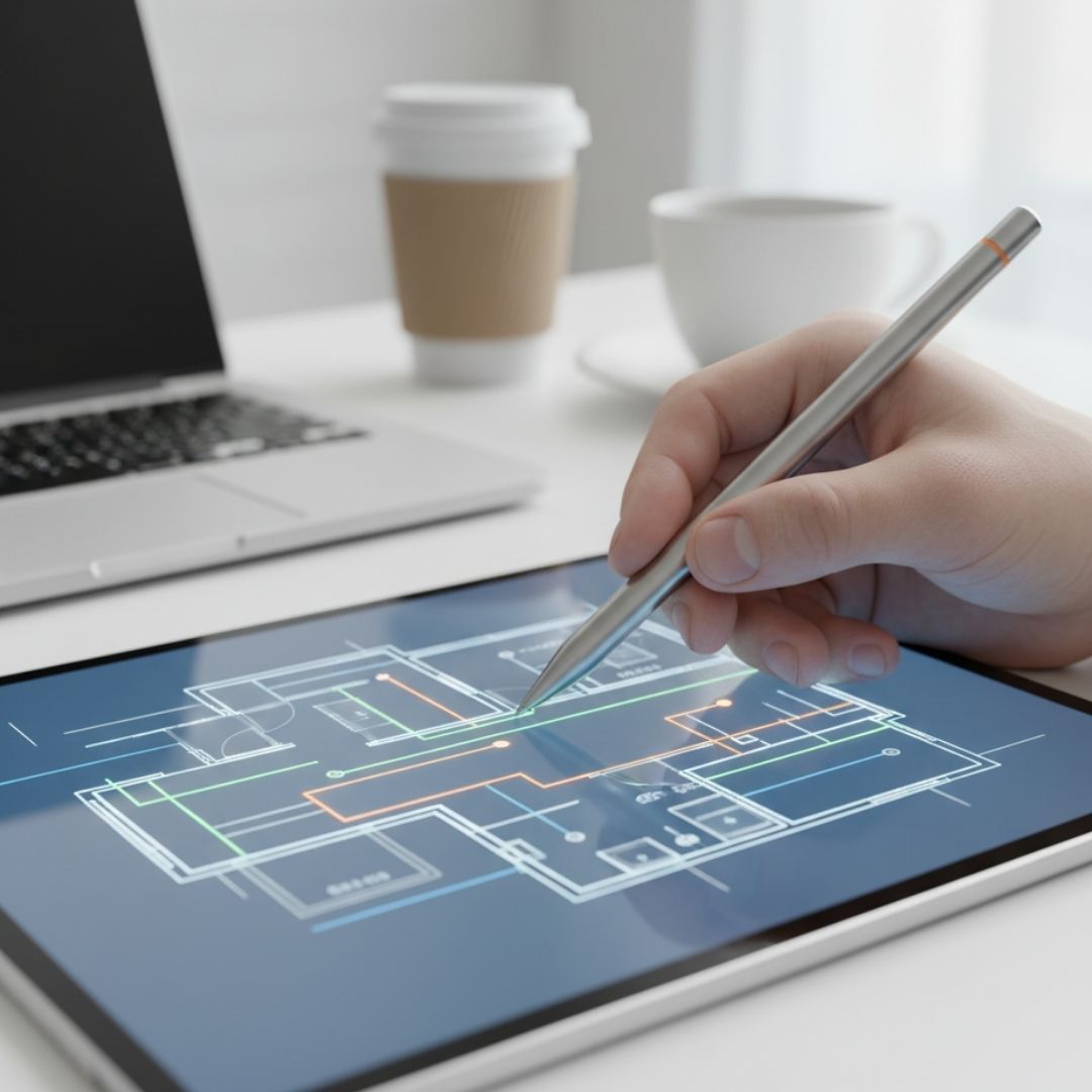 map of cabling network