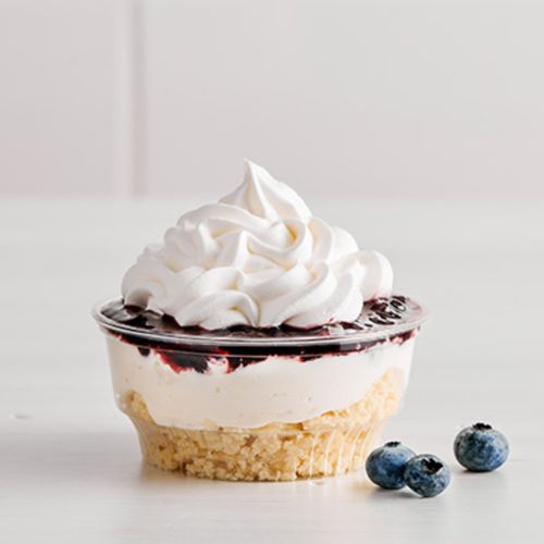 Keto Blueberry Cheesecake cup
