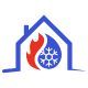 home hvac icon home hvac icon