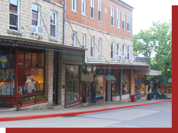 businesses on street