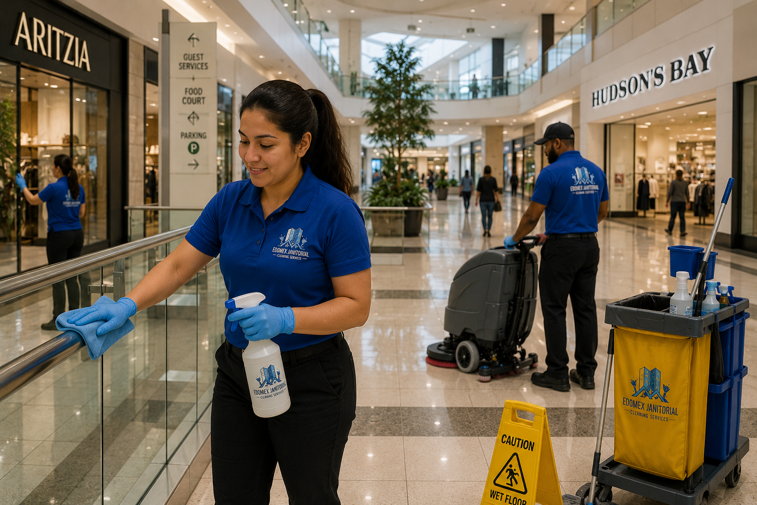 Shopping Mall Cleaning 