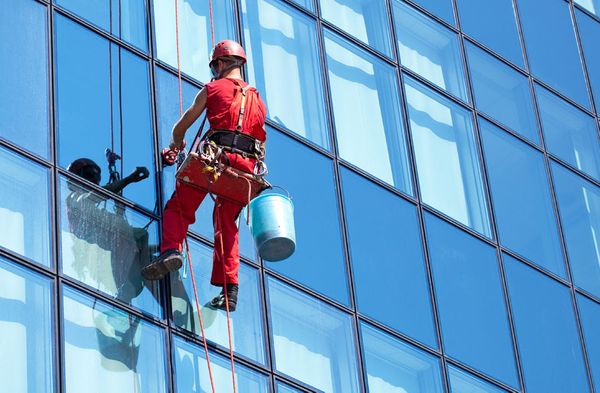 Cleaning the windows