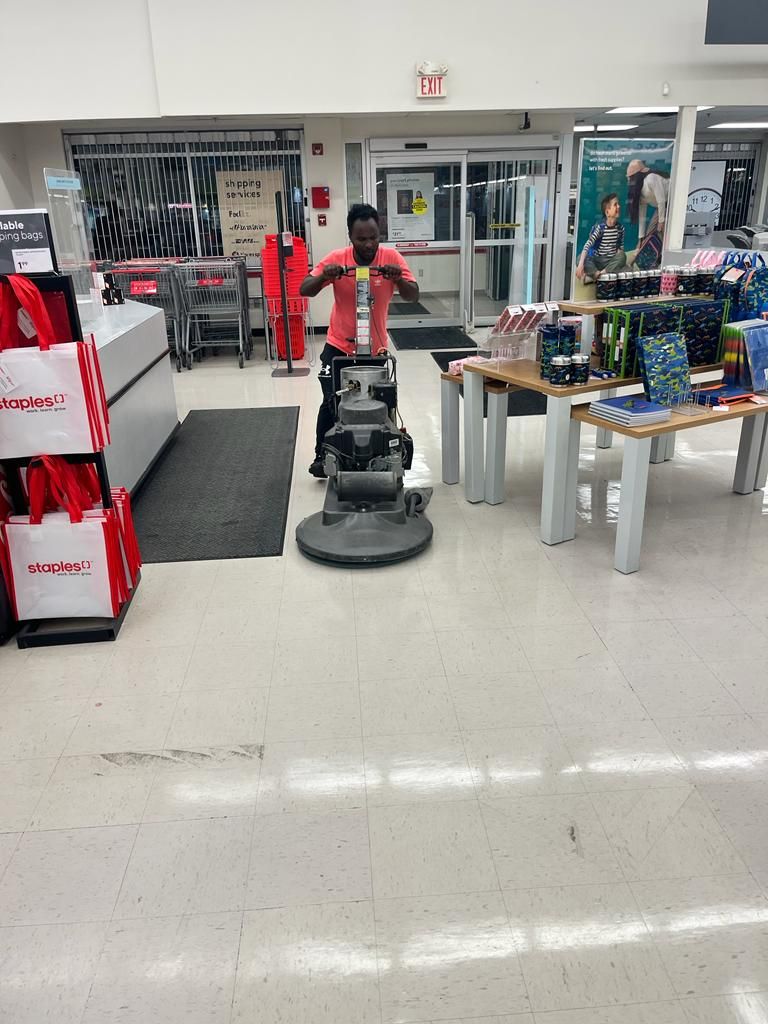 Floor Stripping and Waxing 